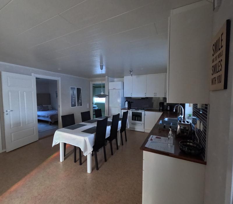Kitchen and dining area